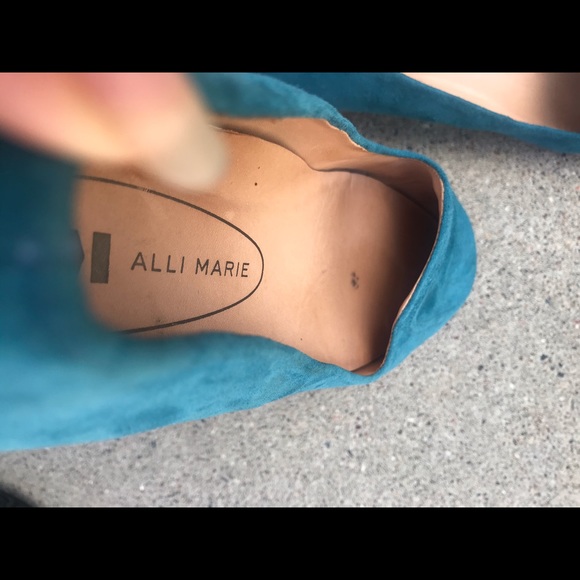 🌸🌈🍀ALLI Marie Suede Flats - Picture 8 of 12
